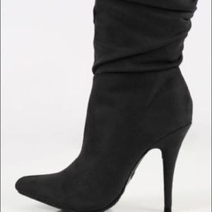 Anne Michelle Black Booties